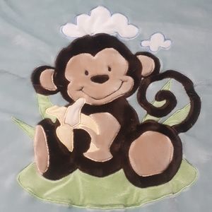 Monkey Baby Blanket, cozy and warm